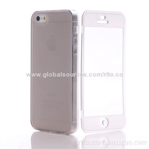 New TPU Cover Case with Screen Cover for iPhone 5/5s
